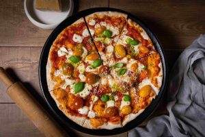 Margherita Pizza, an italian classic in Nicoletta, the best italian restaurant in Mexico