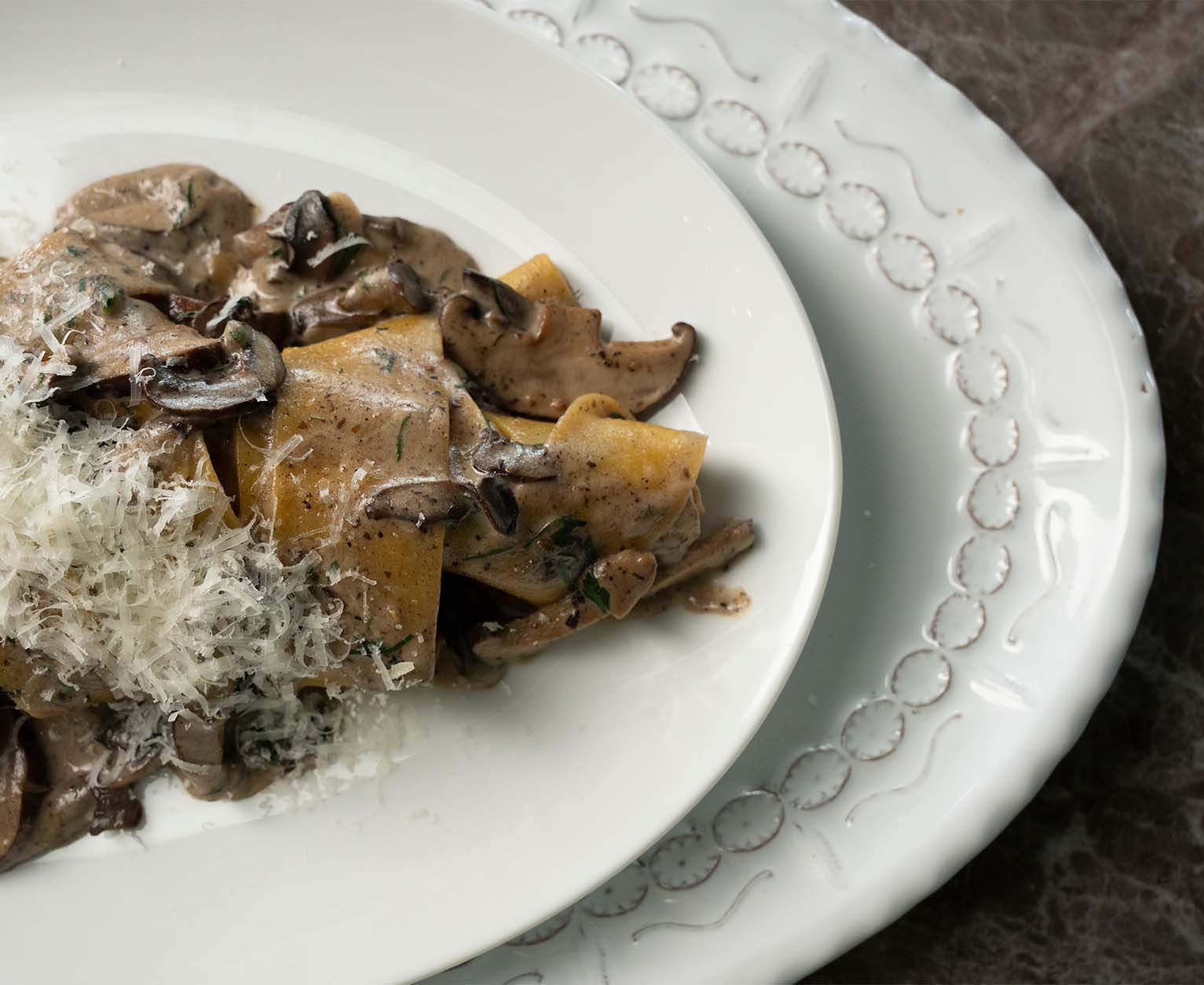 pappardelle funghi